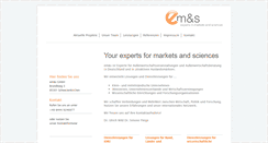 Desktop Screenshot of markt-wissen.de