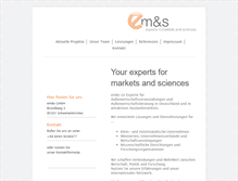 Tablet Screenshot of markt-wissen.de